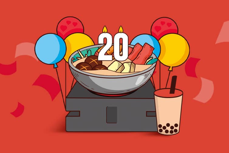 BP turns 20, Free Drink with Purchase of Hot Soup!